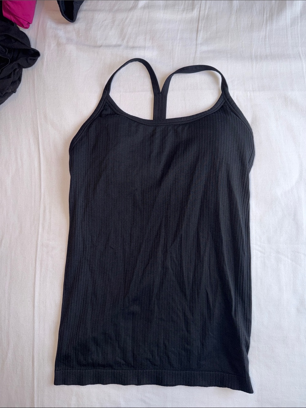 CRZ YOGA Black Racerback Tank Top